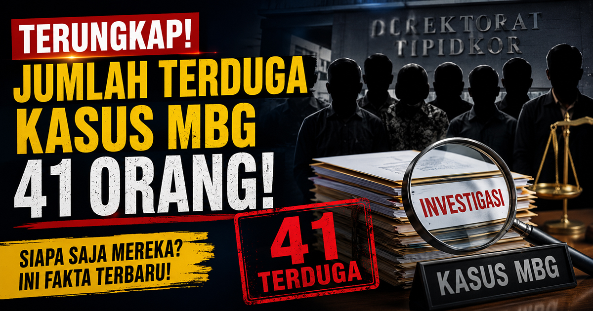 Geger! Kasus MBG Meledak, 41 Nama Masuk Daftar Terduga